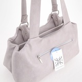 Сумка Саломея 285 итальянский светло-серый