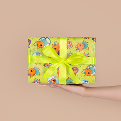 Упаковочная бумага, Три Кота, Коржик и Компот, 0,7*1 м, 5 листов