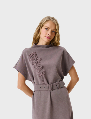 Платье с поясом BULMER