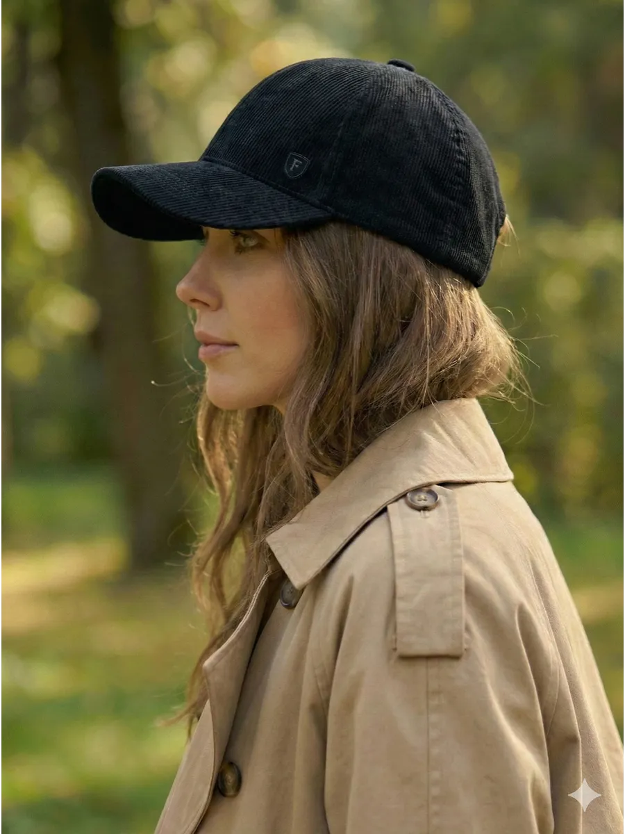 Бейсболка летняя вельвет весенняя