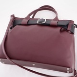 Сумка Саломея 2006 наппа бордо + черный