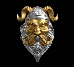 Силиконовый молд № 0118 Викинг