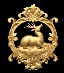 Силиконовый молд № 371 Олень