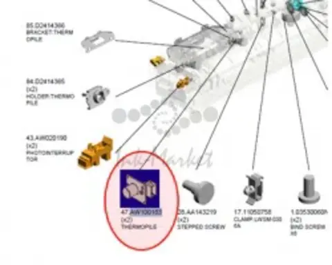 Термоэлемент Ricoh для MP C2004, C2504 (Thermopile AW100183)
