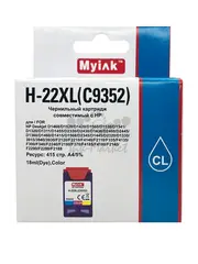 Картридж MyInk 22XL C9352CE для HP DJ 3920/3940 (R) Color