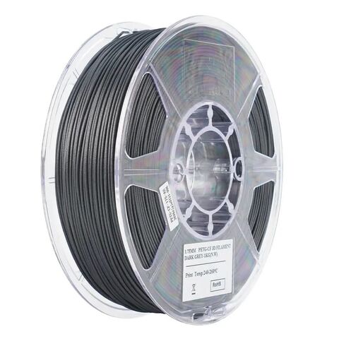 Пластик для 3D-печати eSUN ePETG-CF, 1,75 мм, 1 кг, тёмно-серый, PETG-CF175D-H1TZ1