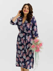 4052/1 Халат женский на поясе