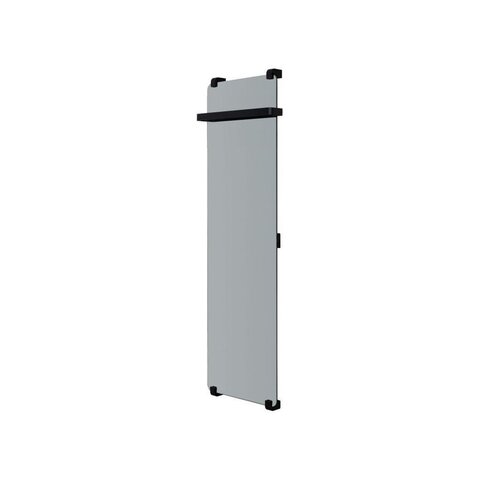 Allen Brau Infinity 305021 Полотенцесушитель электрический с рейлингом и креплением, цвет: чёрный