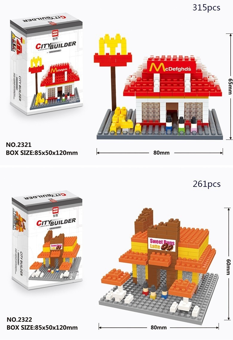 Конструктор Городская улица кафетерий — Street Mini Constructor