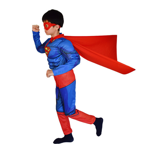 Супермен костюм с мускулами детский
