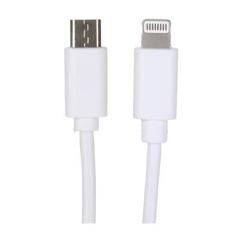 Зарядное устройство с кабелем FORZAIP IP, 2 USB, 2A, 1 М