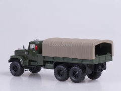 KRAZ-255B board with awning 1979 green 1:43 Nash Avtoprom