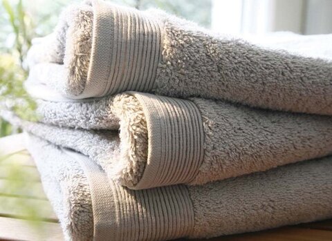 Полотенце 40х60 Blanc des Vosges Uni Perle сиреневое