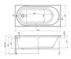 Aquanet 242507 Ванна LIGHT 150*70 (242507)