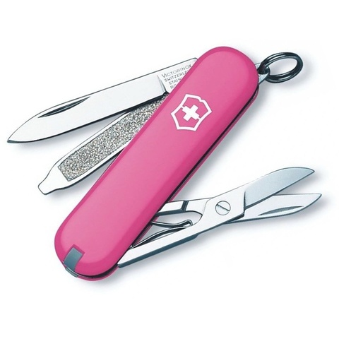 Нож-брелок Victorinox Classic 58 mm, Bright Pink (0.6223.51)