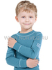 Терморубашка из шерсти мериноса Norveg Soft Light Blue детская