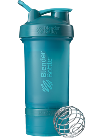 Картинка шейкер Blender Bottle ProStak Teal - 1