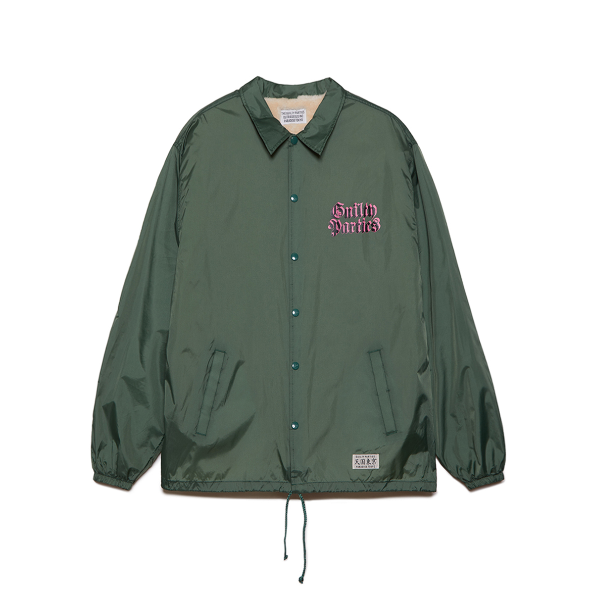 wacko maria boa coach jacket