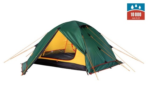 Картинка палатка туристическая Alexika RONDO 3 Plus green, 390x215x115  - 1