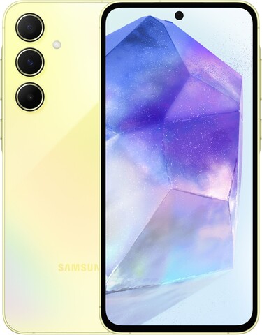 Смартфон Samsung Galaxy A55 5G 8/256 ГБ, Dual nano SIM+ eSIM, желтый (Global)