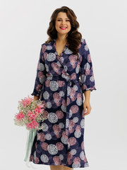 4052/1 Халат женский на поясе