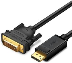 Кабель UGREEN DP103 (10243) DP Male to DVI Male Cable 1,5м черный