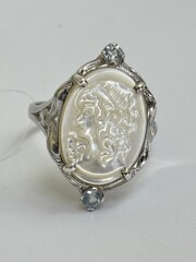 Камея ( кольцо из серебра)