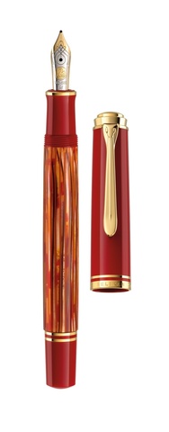 Ручка перьевая Pelikan Souverän® M600 SE 2020, Tortoiseshell-Red  (815840)