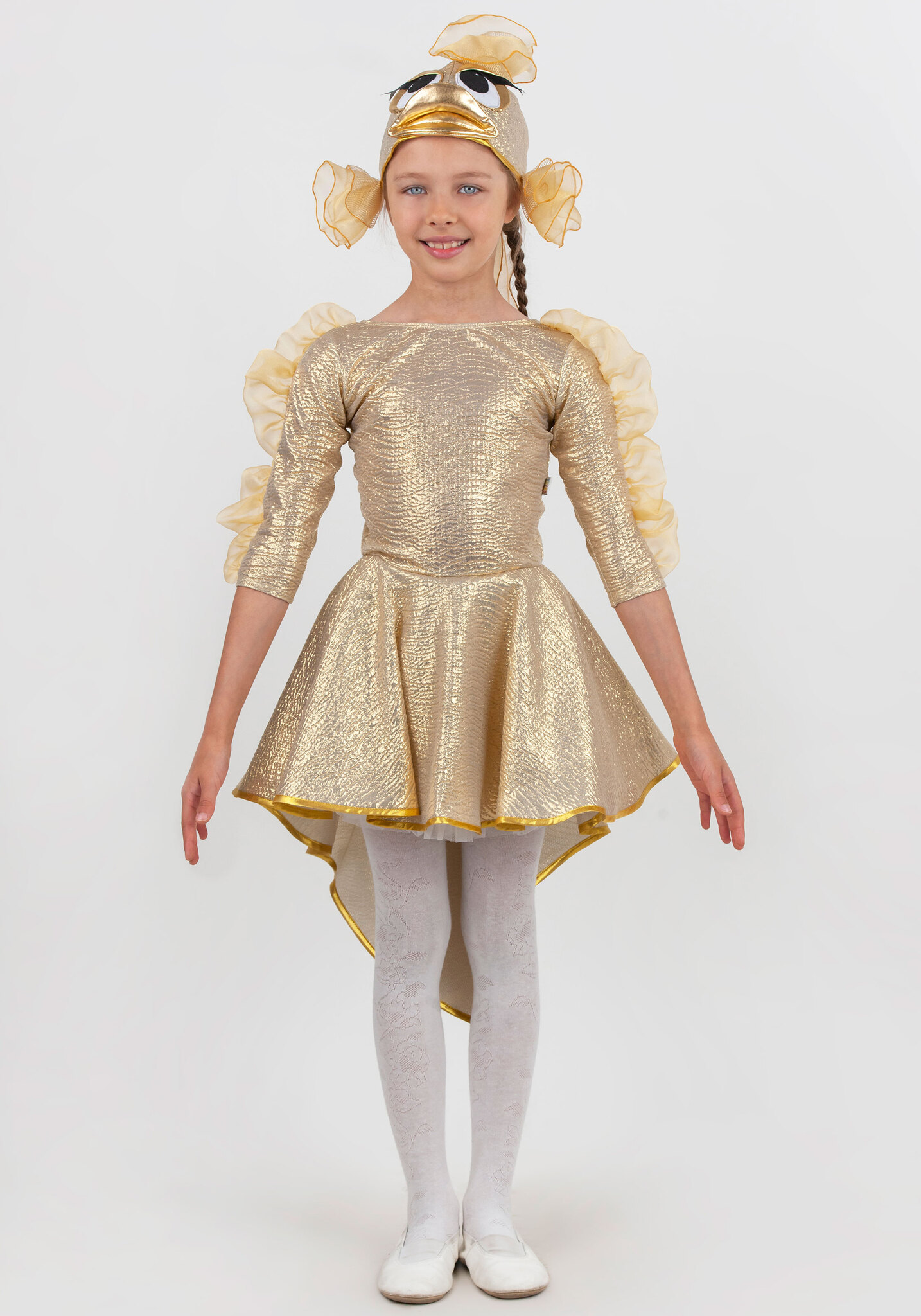 костюм золотая рыбка карнавальный костюм русалочка