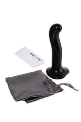 Черный стимулятор для пар P&G-Spot Dildo Size M - 18 см. - 