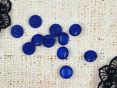 Пуговицы блузочные "карамелька" на ножке, d 11 мм, электрик