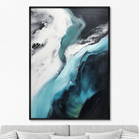 ArtNoMore - Репродукция картины на холсте Ocean in the ice, No 2, 2024г.