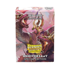 Dragon Shield - протекторы Matte Dual Sleeves Special Edition - Red/Gold 100 штук