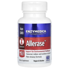 Enzymedica Allerase 60 капсул , Защита от сезонных раздражителей