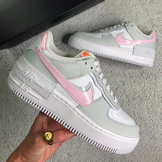 pink nike air force shadow