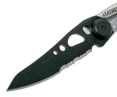 Складной нож Leatherman Skeletool KBX Black & Silver (832619) | Multitool-Leatherman.Ru