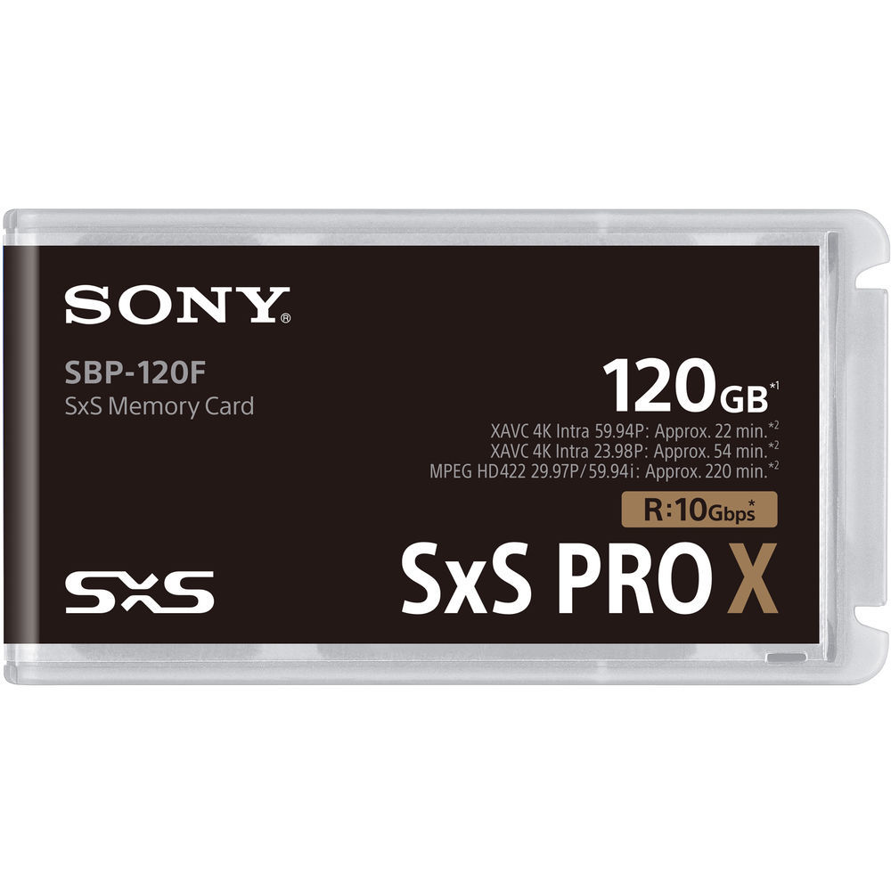 Купить Карта памяти Sony 120GB SxS Pro X - по выгодной цене | Нобэл