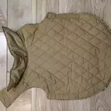 Послеоперационная попона для собак мелких пород BOMBER TRICOT 31 стеганая, бежевая