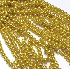 Бусины на леске 10 мм, 1 нить~94 шт-60 см