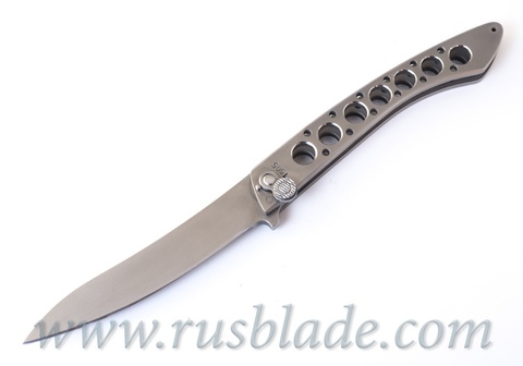 Custom Urakov Al Capone Steel Folding knife 