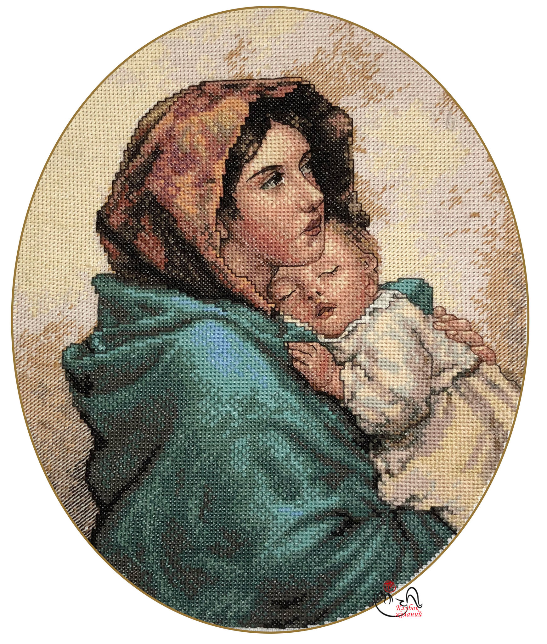 Набор для вышивания Мать и дитя, 21*27 cm, B536, Luca-S