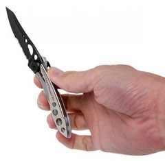 Складной нож Leatherman Skeletool KBX Black & Silver (832619) | Multitool-Leatherman.Ru