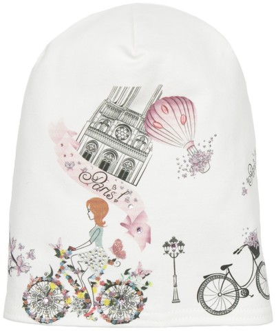 Трикотажная шапка с принтом "Париж" Trestelle