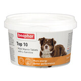 Кормовая добавка мультивитаминная с L-карнитином для собак Beaphar со вкусом креветок 180 шт