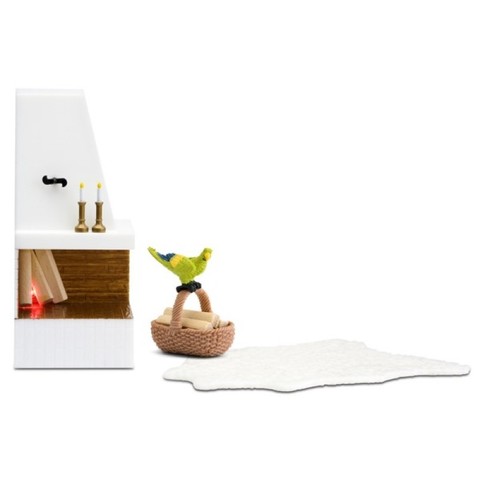 Кукольная мебель Смоланд Камин с декором
