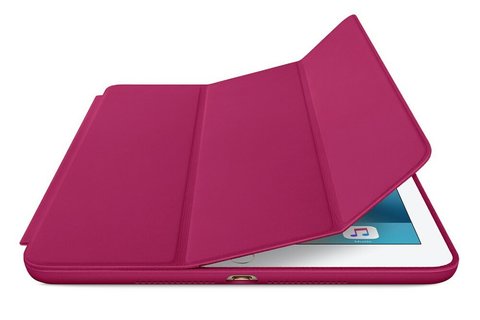 Чехол книжка-подставка Smart Case для iPad Pro 4, 5 (12,9") - 2020г-2021г (Малиновый)