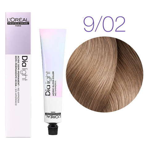 L'Oreal Professionnel Dia light 9.02 (Молочный коктейль перламутровый) - Краска для волос