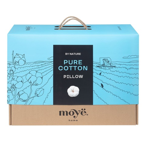 Подушка MOYЁ home PURE COTTON упругая