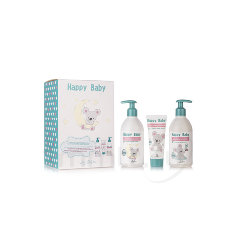 Liv-delano Подарочный набор Happy Baby с первых дней жизни ( шампунь+гель-пена+крем)