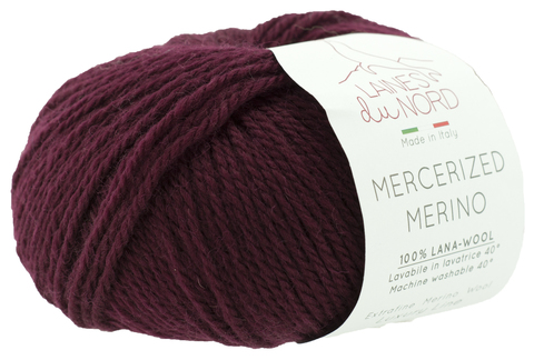 Пряжа Mercerized Merino (Мерсеризед Мерино). Бордовый. Артикул: 26